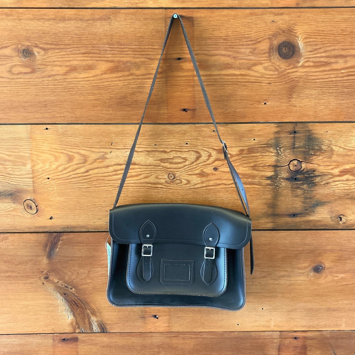 Cambridge Satchel Co Brown Leather Crossbody Messenger Bag - 1229MR
