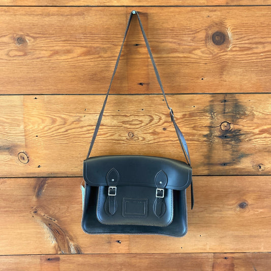 Cambridge Satchel Co Brown Leather Crossbody Messenger Bag - 1229MR