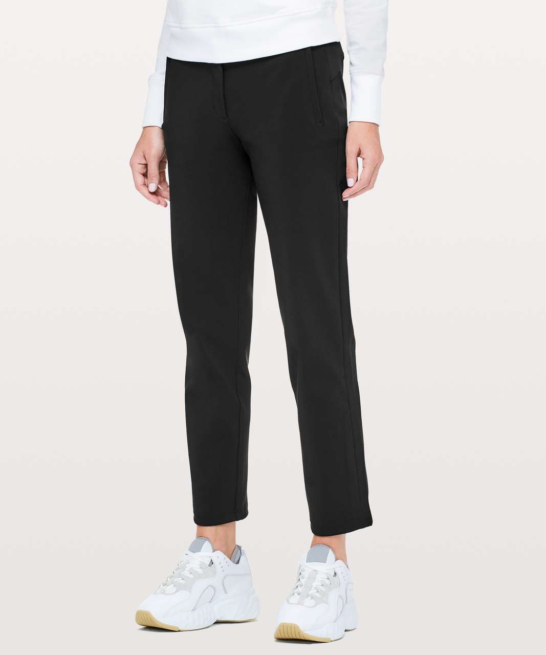 Lululemon Black On The Move Tailored Tapered Leg Pants - Size 8 - 0408LK