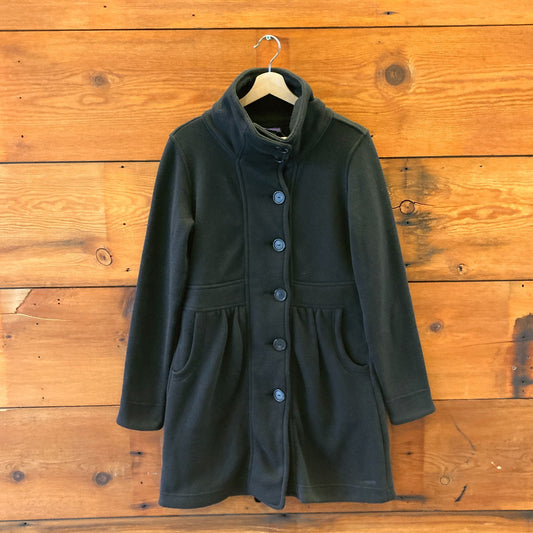 M - Patagonia Black Better Sweater Womens Button Front Coat Jacket 0204NC
