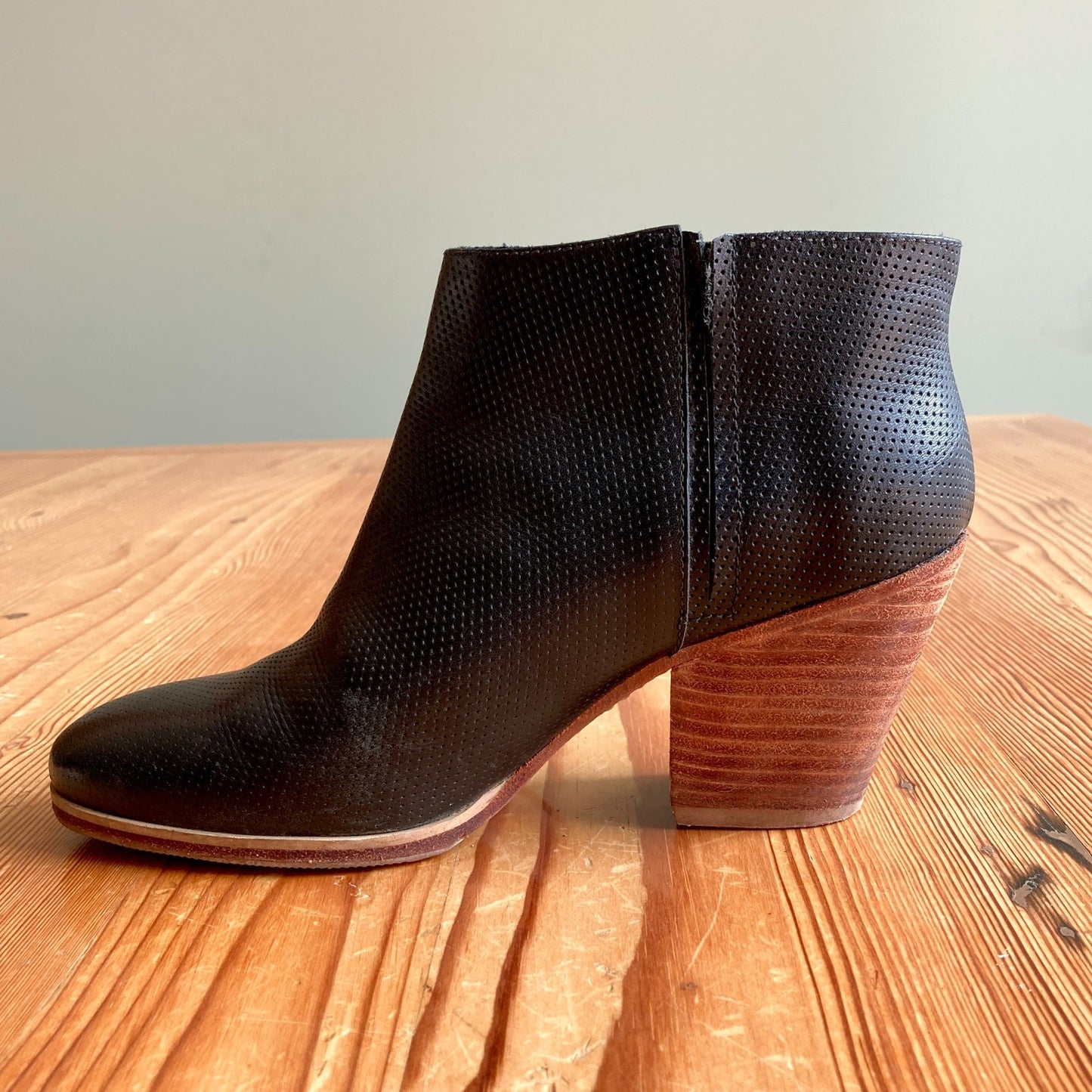 Rachel Comey Black Leather Mars Ankle Boots Booties - Size 7 - 0813CP