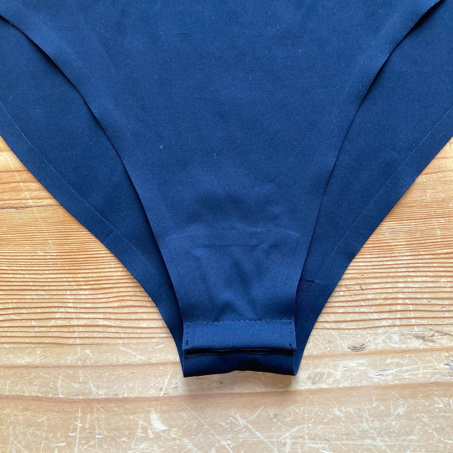 Negative Black NEW Base Ballet Long Sleeve High Cut Bodysuit - Size S - 0514CP