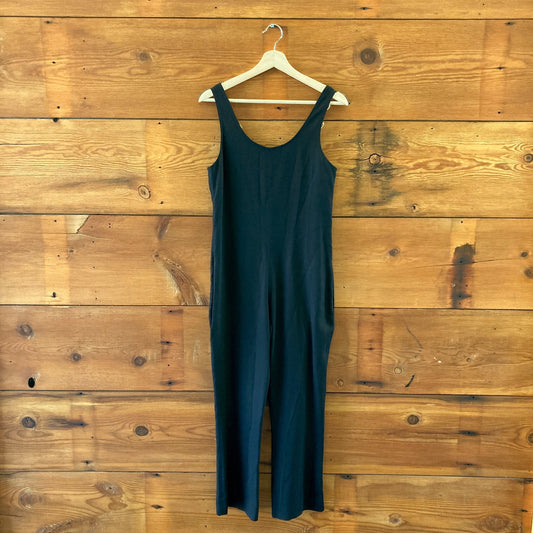 Stella McCartney Black Sleeveless Zip Front Jumpsuit - Size 36 / S - 0415AB