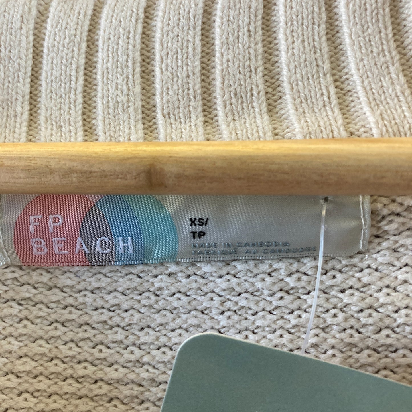 FP Beach Free People Oat Textured Hailee Sweater & Pants Set - Size XS - 0313SH
