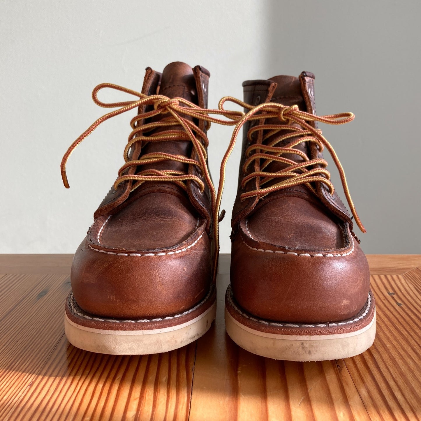 36 / 6 - Red Wing Brown Rough & Tough Leather Heritage Classic Moc Boots 0312IG