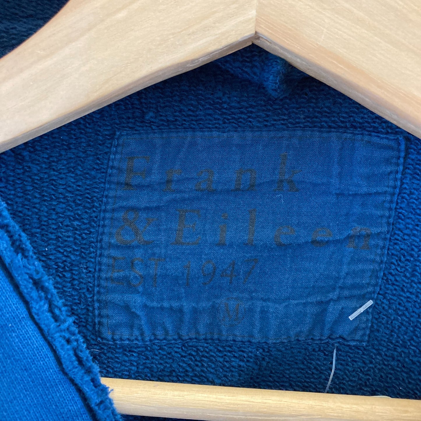 Frank & Eileen Blue Kane Triple Fleece Hoodie Sweatshirt - Size M - 4427SC