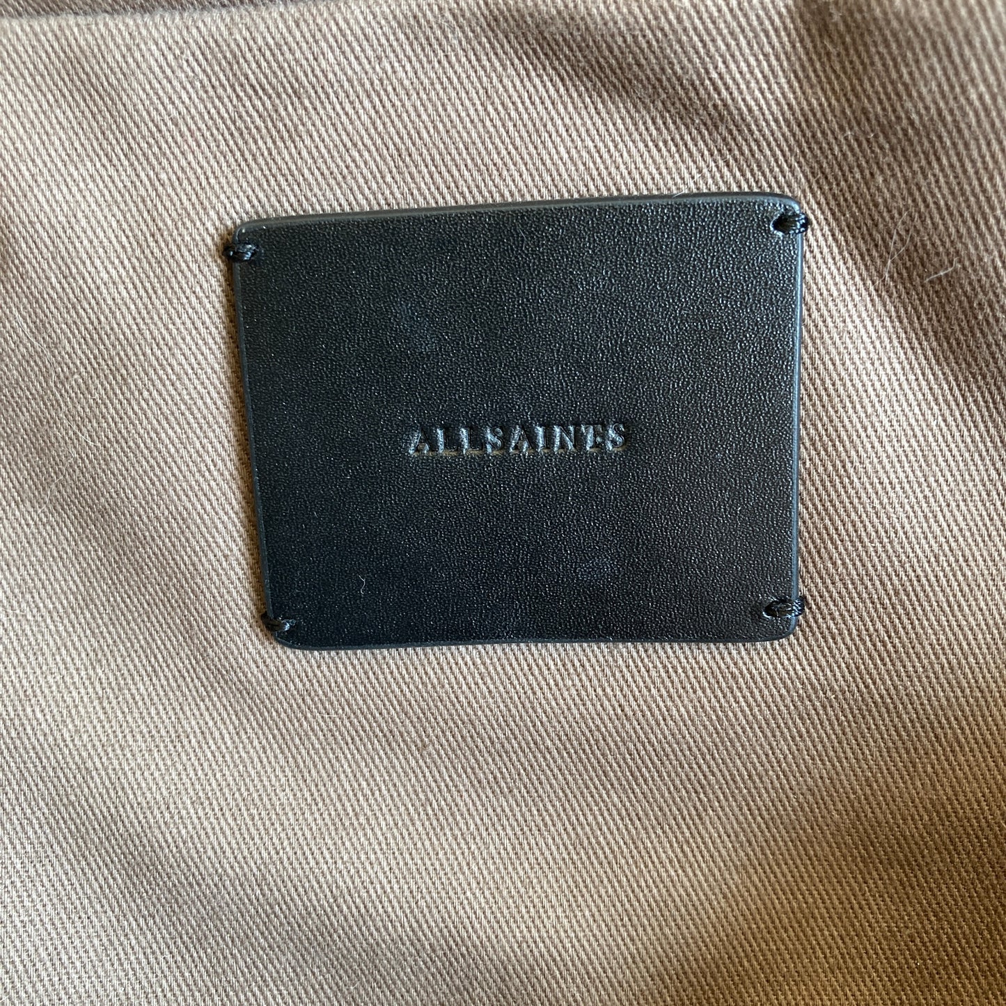 AllSaints Black Leather Spacious Lined Aika Puffer Tote Bag Purse - 0708LG