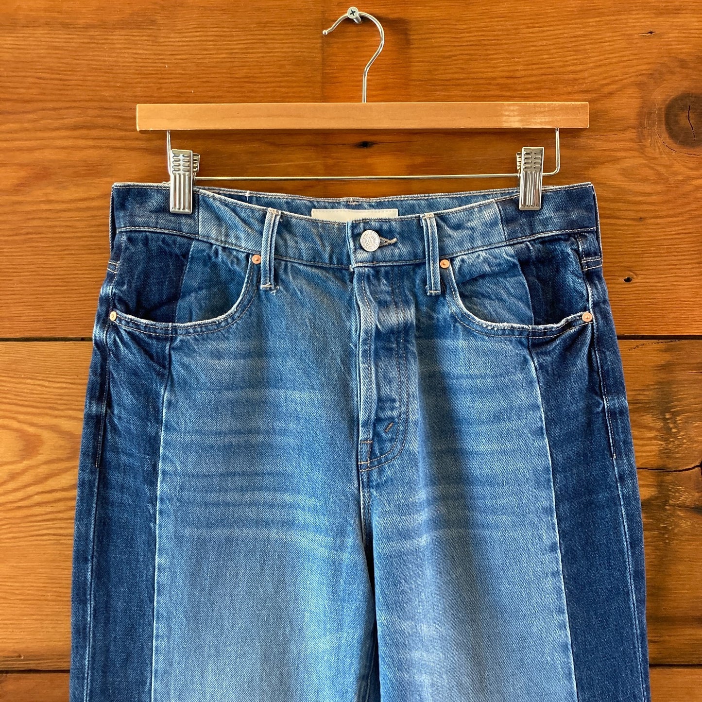 Mother Superior Double Stacked Tux Sidestepper Fray Jeans - Size 27 - 0510JB