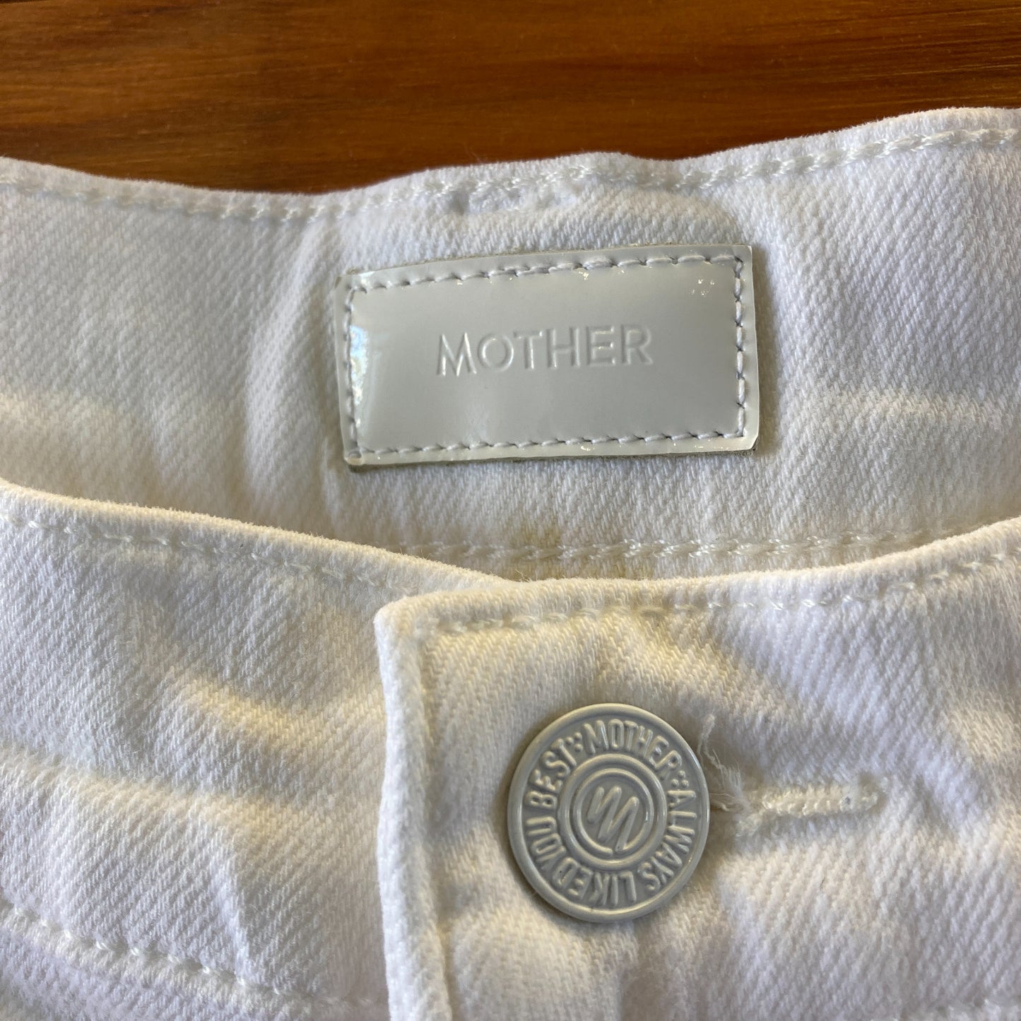 Mother White Fairest Of Them All The Rambler Jeans - Size 25 - 0617RF