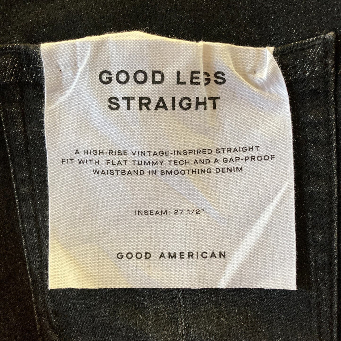 2 / 26 - Good American $135 Good Legs Straight Stretch Fit Jeans NEW 0113TS