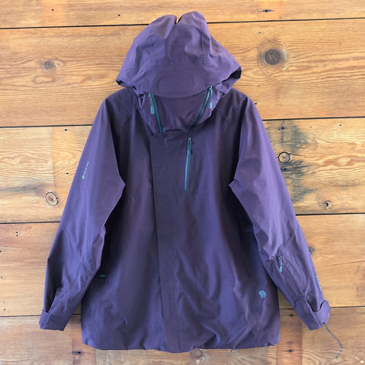 XL - Mountain Hardwear $375 Dark Burgundy Cloud Bank Gore-Tex Coat NEW 0313TC