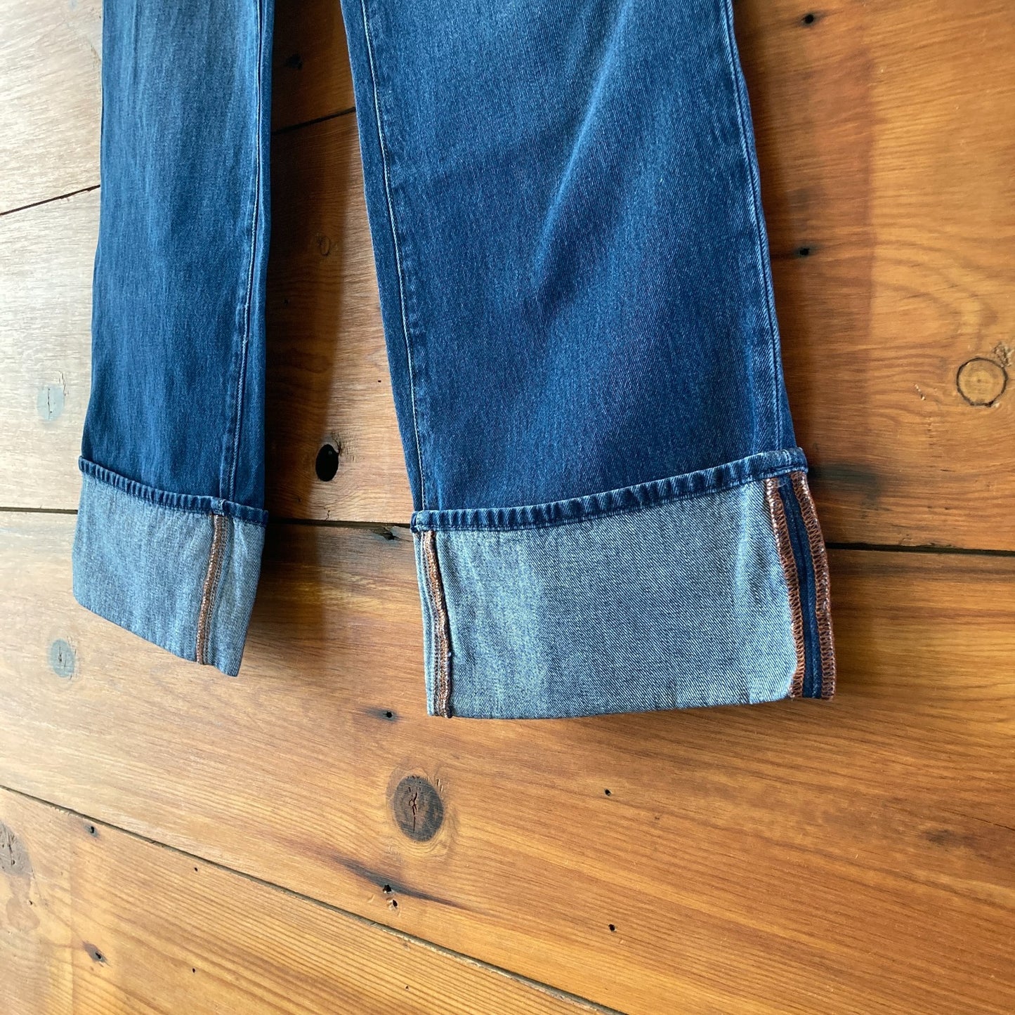 L'Agence $315 Dark Wash Ultra High Rise Miley Cuffed Jeans - Size 26 - 1114LH
