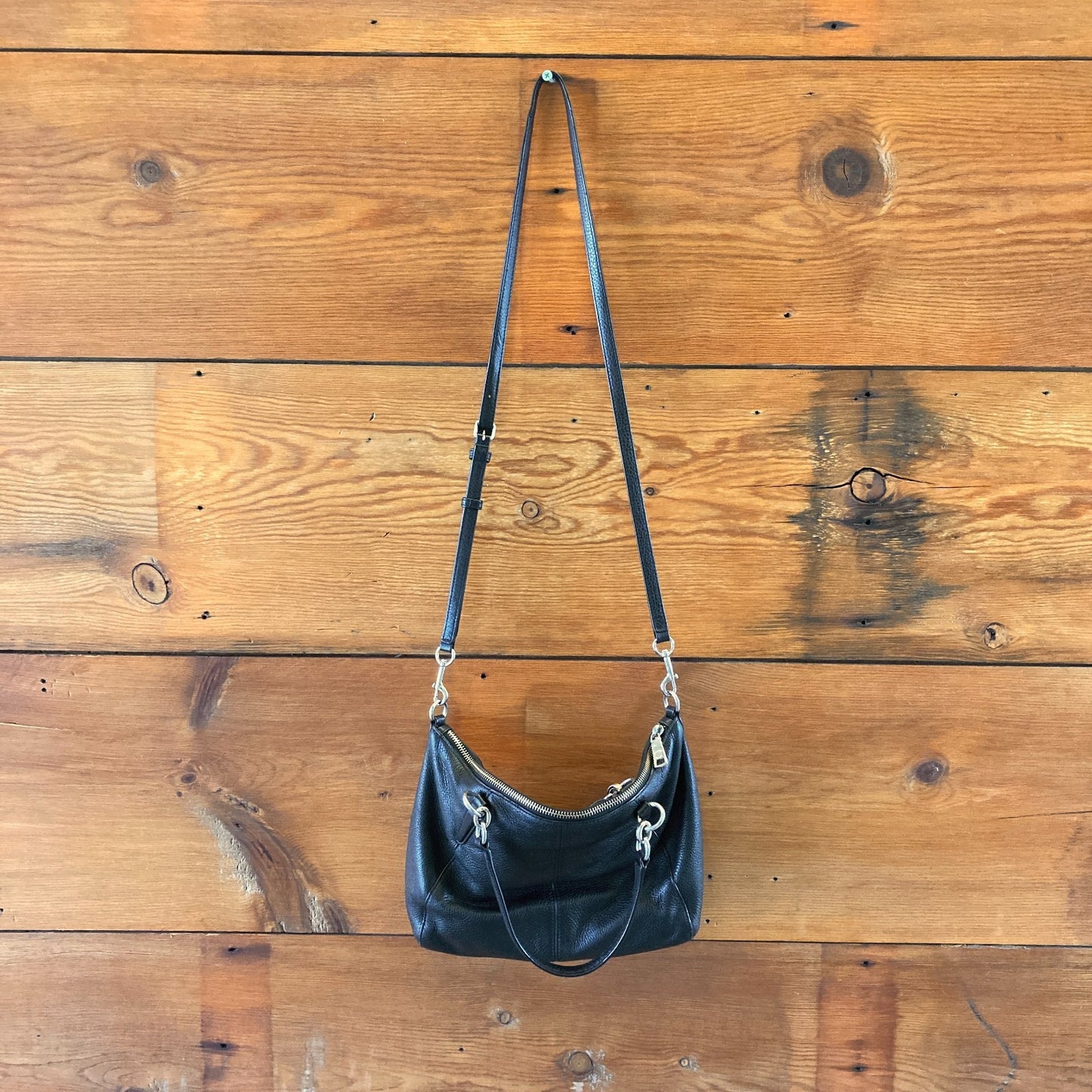 Coach Black Leather Small Kelsey Satchel Bag Purse - 0926RE
