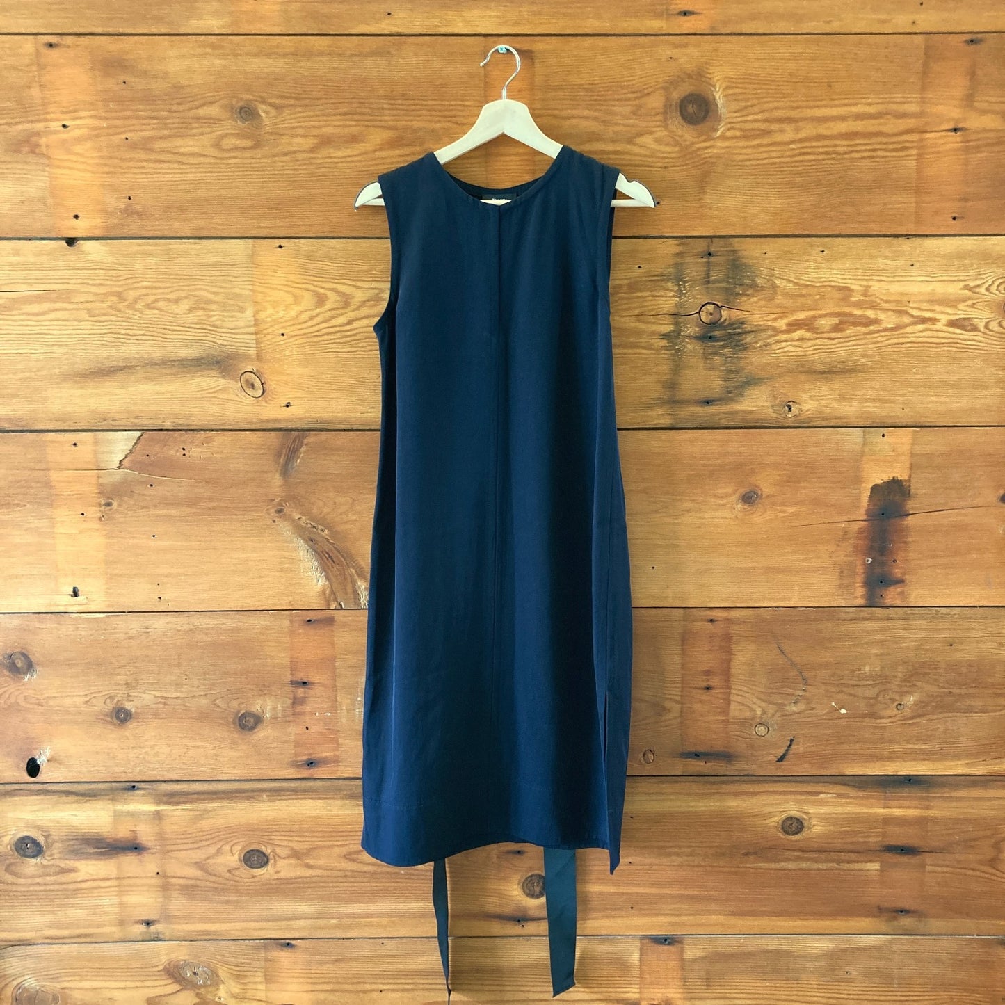 Theory Deep Navy $355 Sleeveless Caitriona Dress Size 6 - NEW - 0508GA