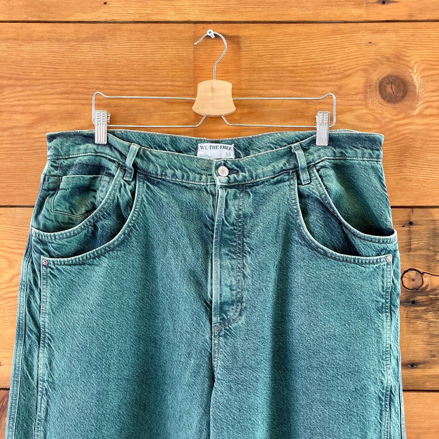 We The Free Final Countdown Low Rise Cuffed Boyfriend Jeans - Size 33 - 0425SV