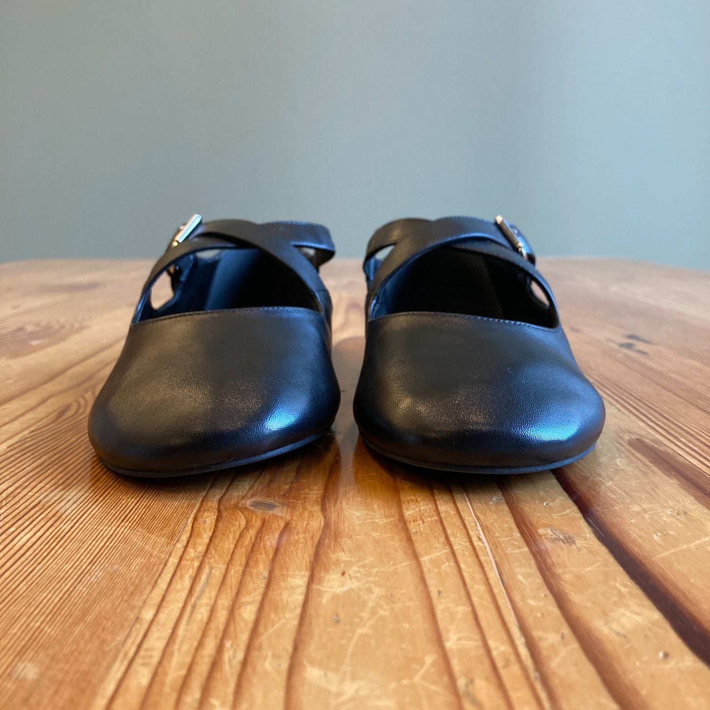 9 - Maeve Anthropologie Black Mary Jane Ballet Flats Shoes NEW w/ Box 0416JW