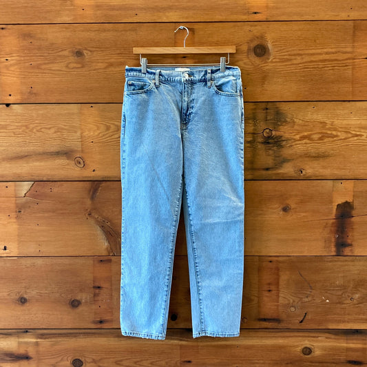 Frame Light Dolly Wash The Borrowed Straight Leg Jeans - Size 29 - 4427SC