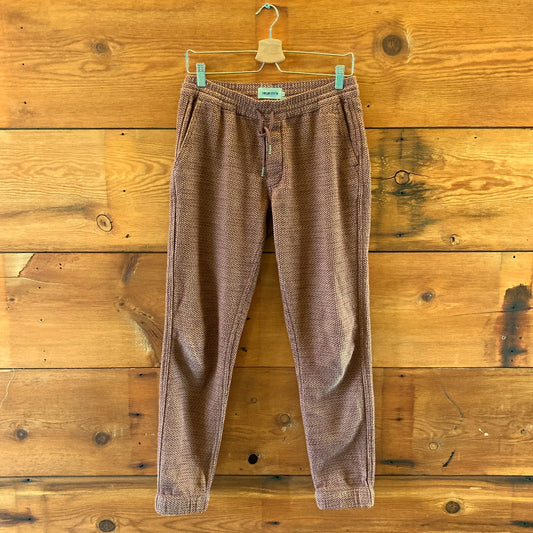 Taylor Stitch Brown The Apres Drawstring Organic Cotton Pants - Size XS - 0927LL