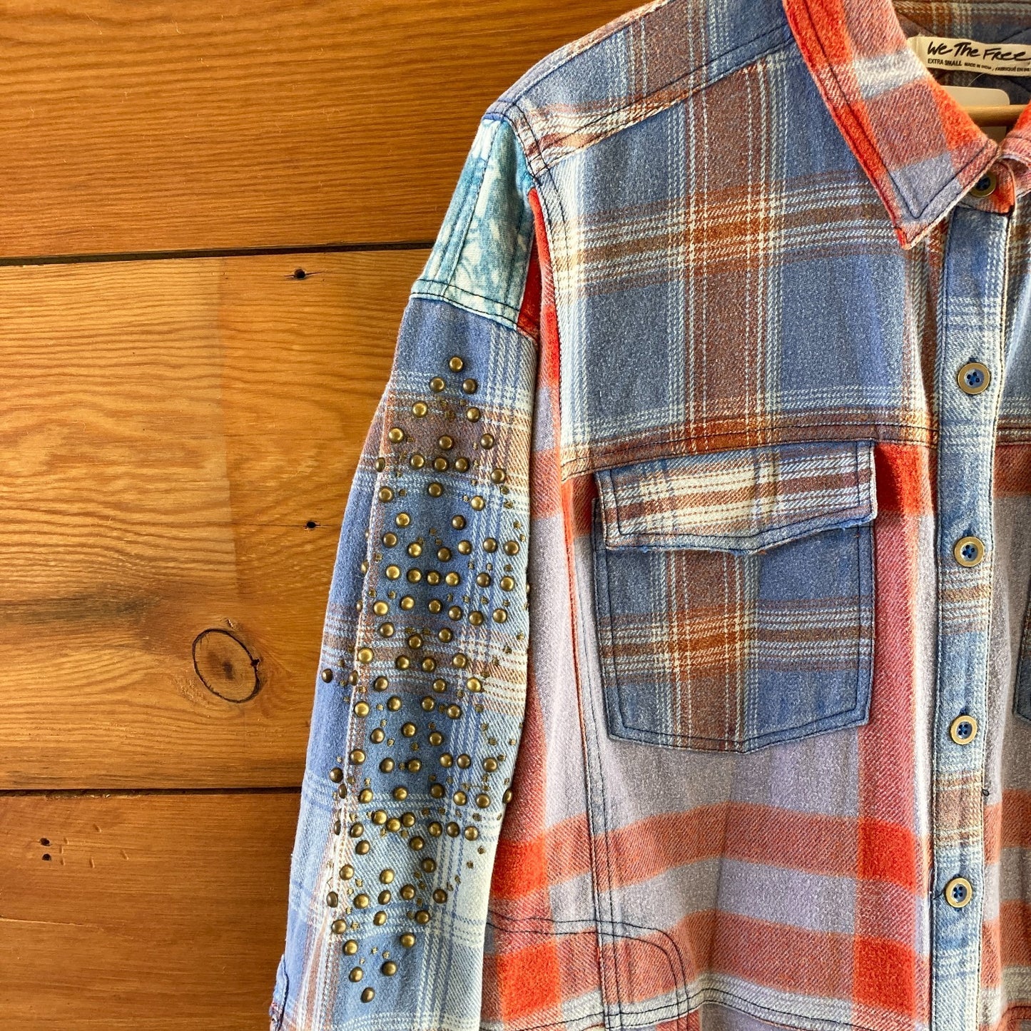 XS - We The Free People $248 Flannel Painted Hills Maxi Shirt Duster NEW 1122CT