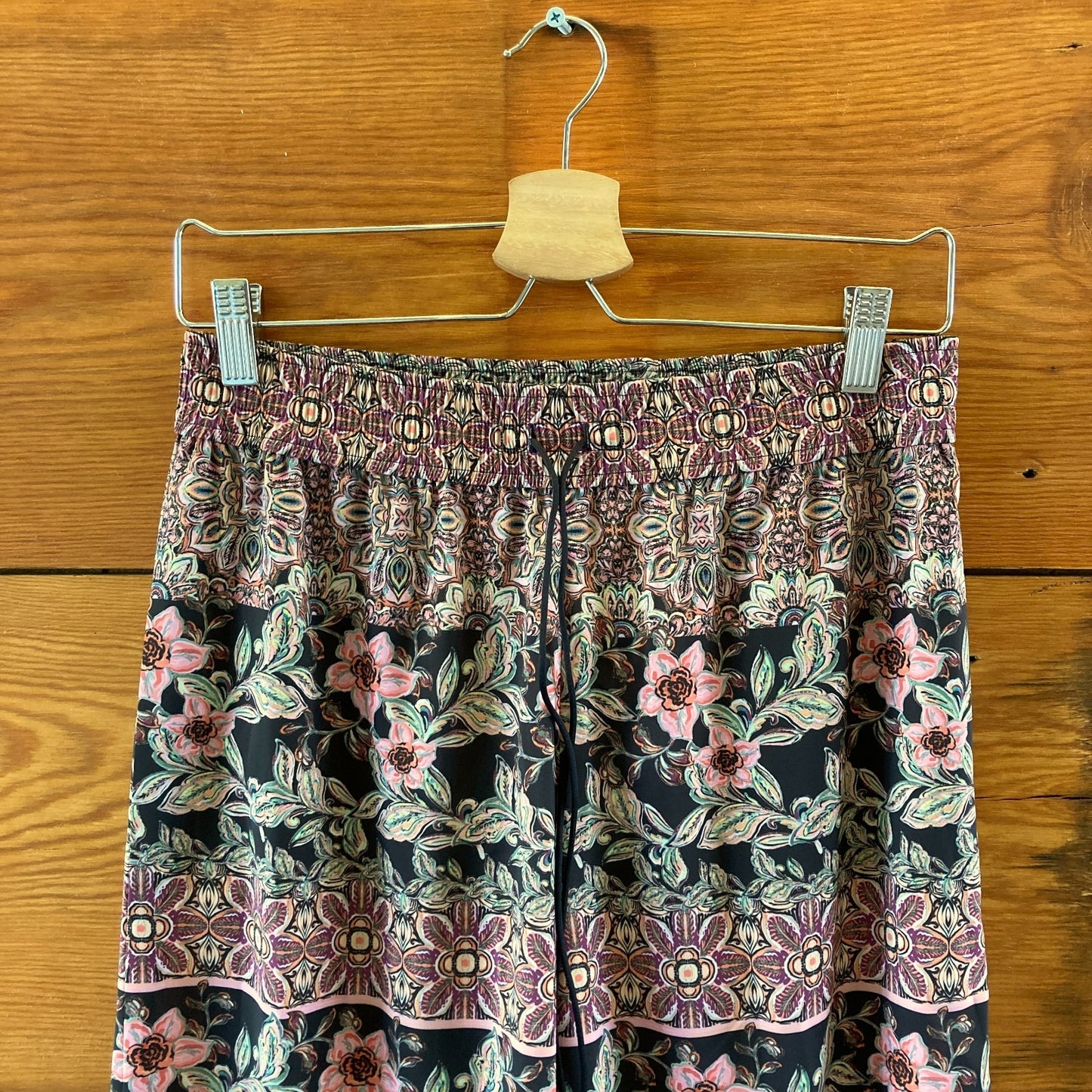 Alice + Olivia Canopy Tile NEW Kenley Palazzo Wide Leg Pants - Size M - 1011SC