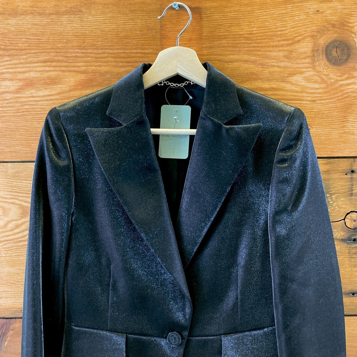 Gucci F/W 2006 Runway Black Metallic Sparkle Wool Suit Set - Size 44 / 42 0827BH