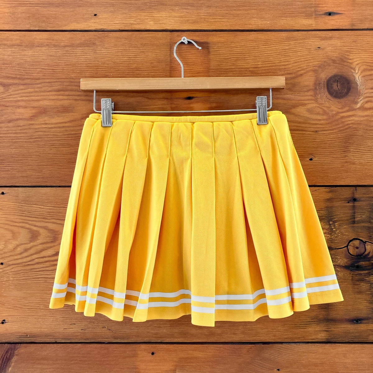 The Upside Yellow Mesh Pleated Mini Prix Quinny Skirt Skort - Size XS - 0415AB