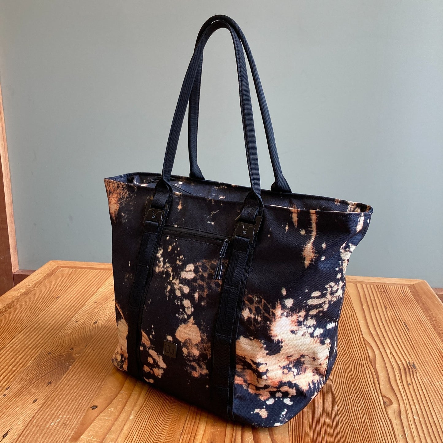 Db Journey x Sage Erickson Black Patterned Essential 25L Tote Bag 0720LP