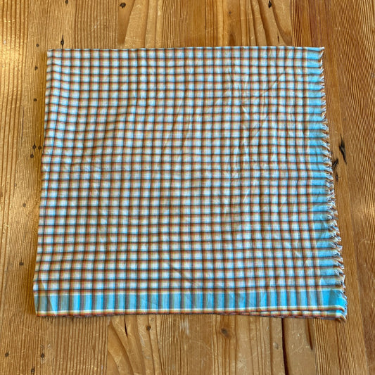 Moismont Orange Plaid NEW Bandana Scarf 0416JW