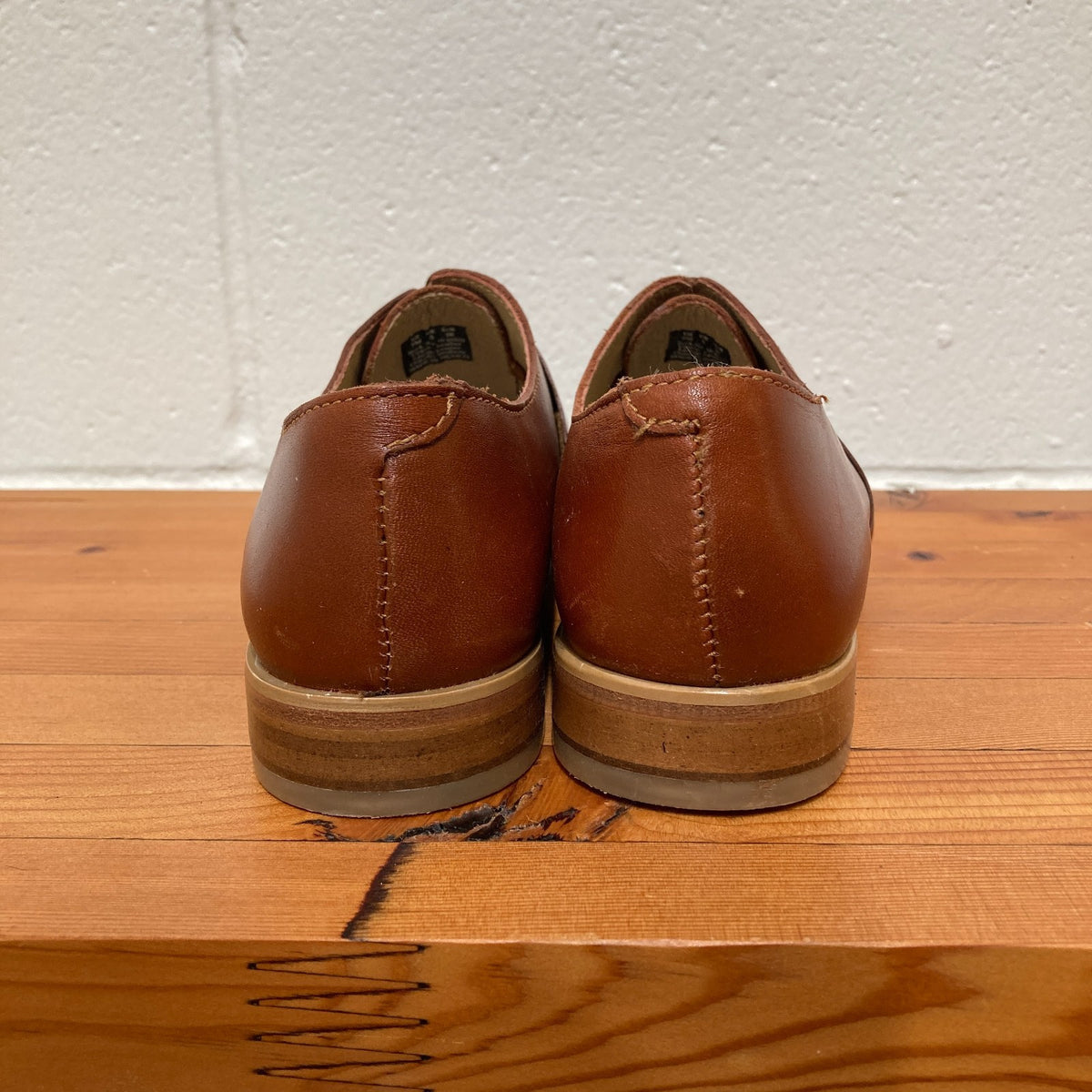 Wolverine NEW 1883 Cognac Leather Slip-On Olive Loafers Shoes - Size 7 - 0320JS