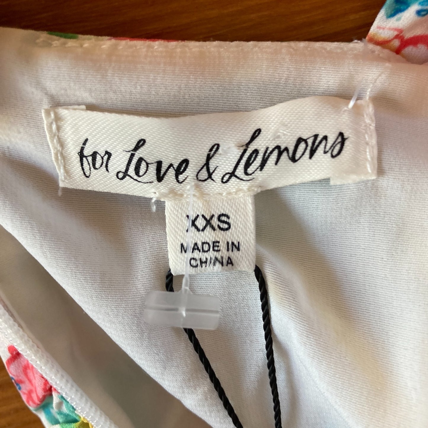 For Love & Lemons Floral Ruched Open Back Leah Dress - Size XXS - NEW - 0515CJ