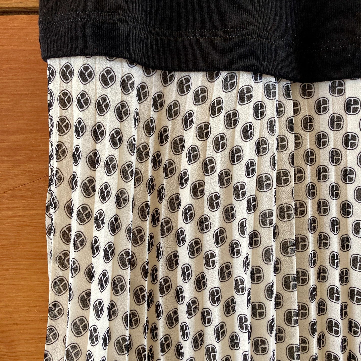 Claudie Pierlot Black & White Short Sleeve Dress - Size 1 / S - NEW - 0818SL