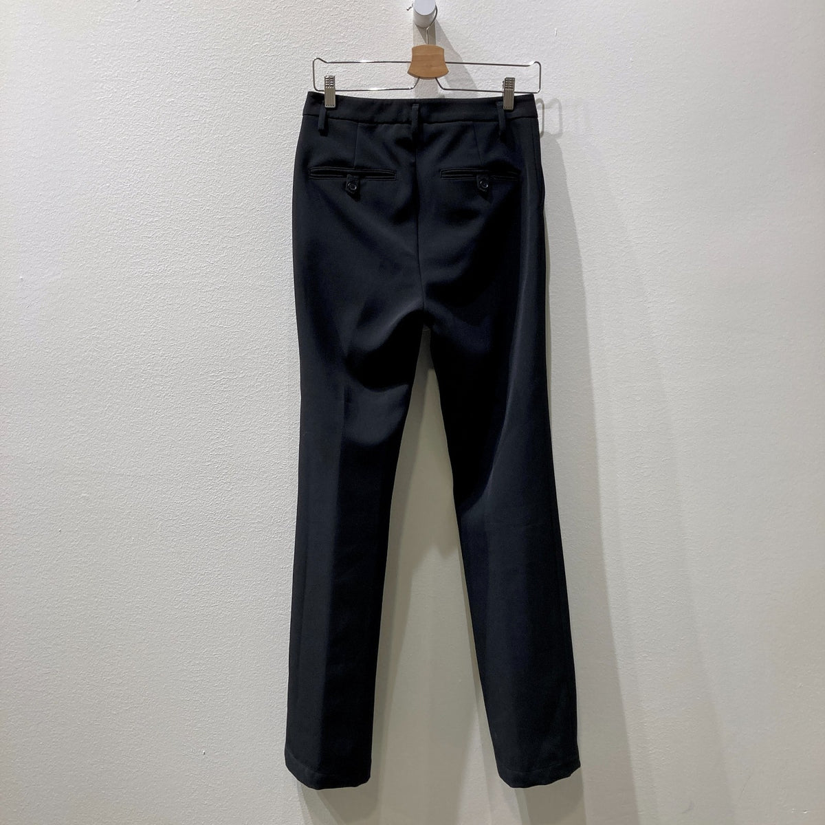Anine Bing Black Split Hem Front Seam Trouser Pants - Size 36 / S - 0504AK