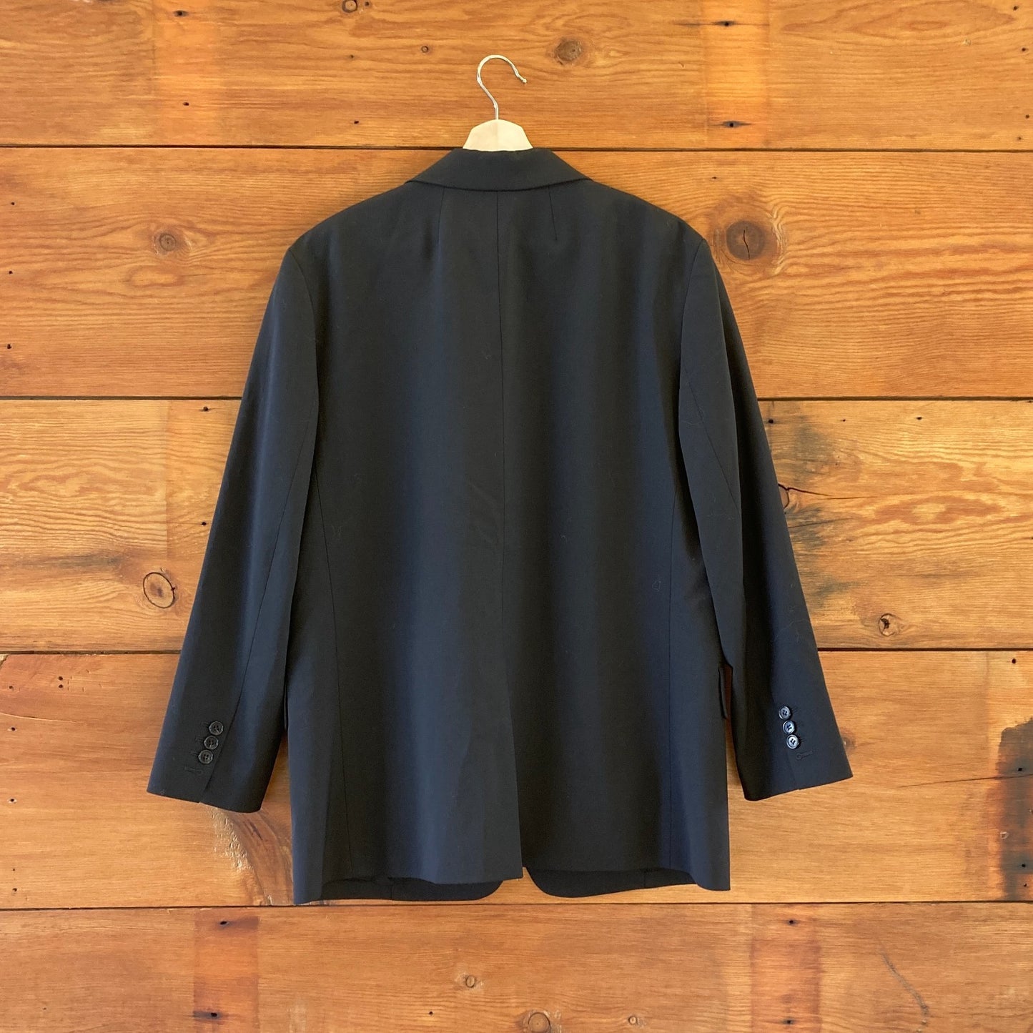 S Petite - Theory Black NEW $575 Tailor Oversized Womens Blazer Jacket 1011SC