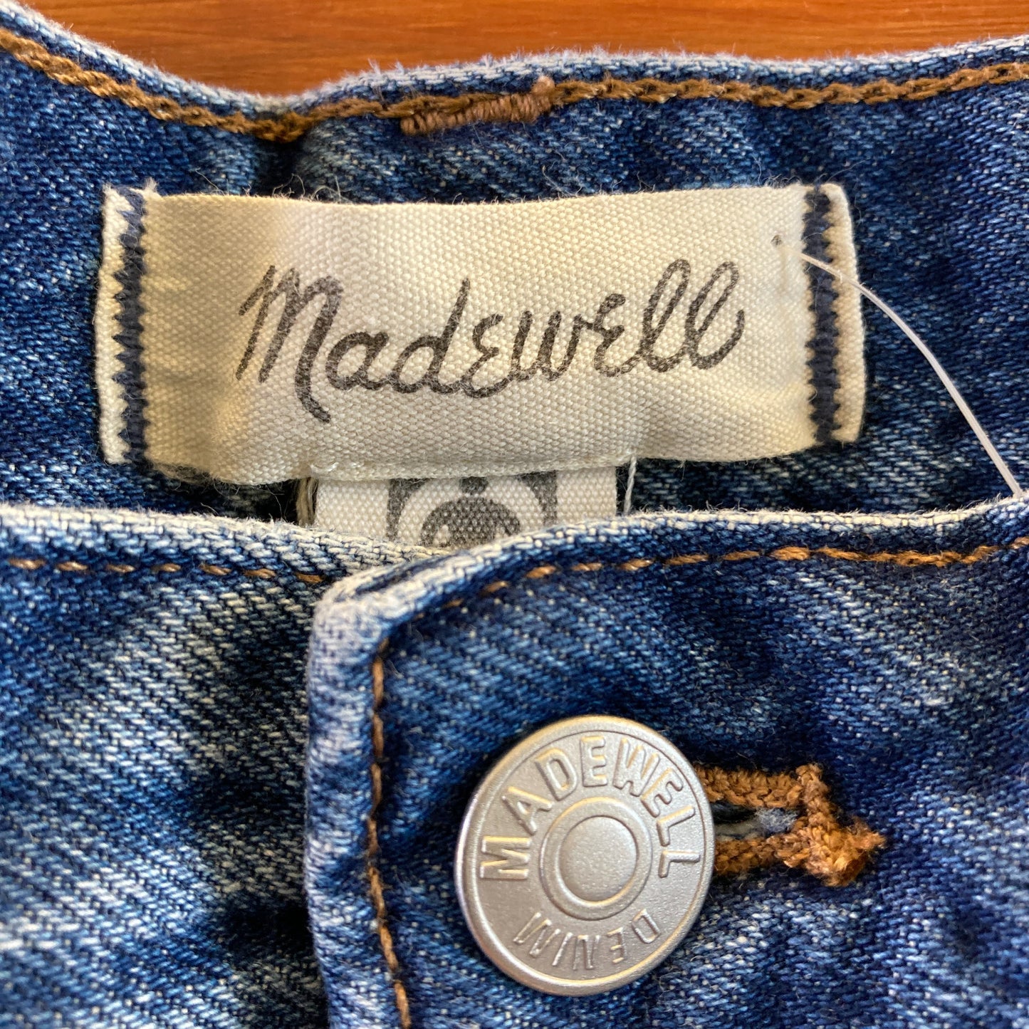 Madewell The Darted Barrel Leg Womens Jeans - Size 24 - 0617RF
