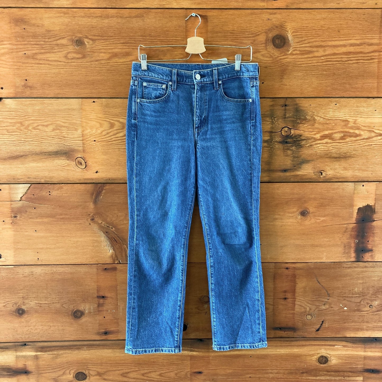 AYR The LaLa Blue Denim Straight Leg Medium Wash Jeans - Size 29 S - 0710SD
