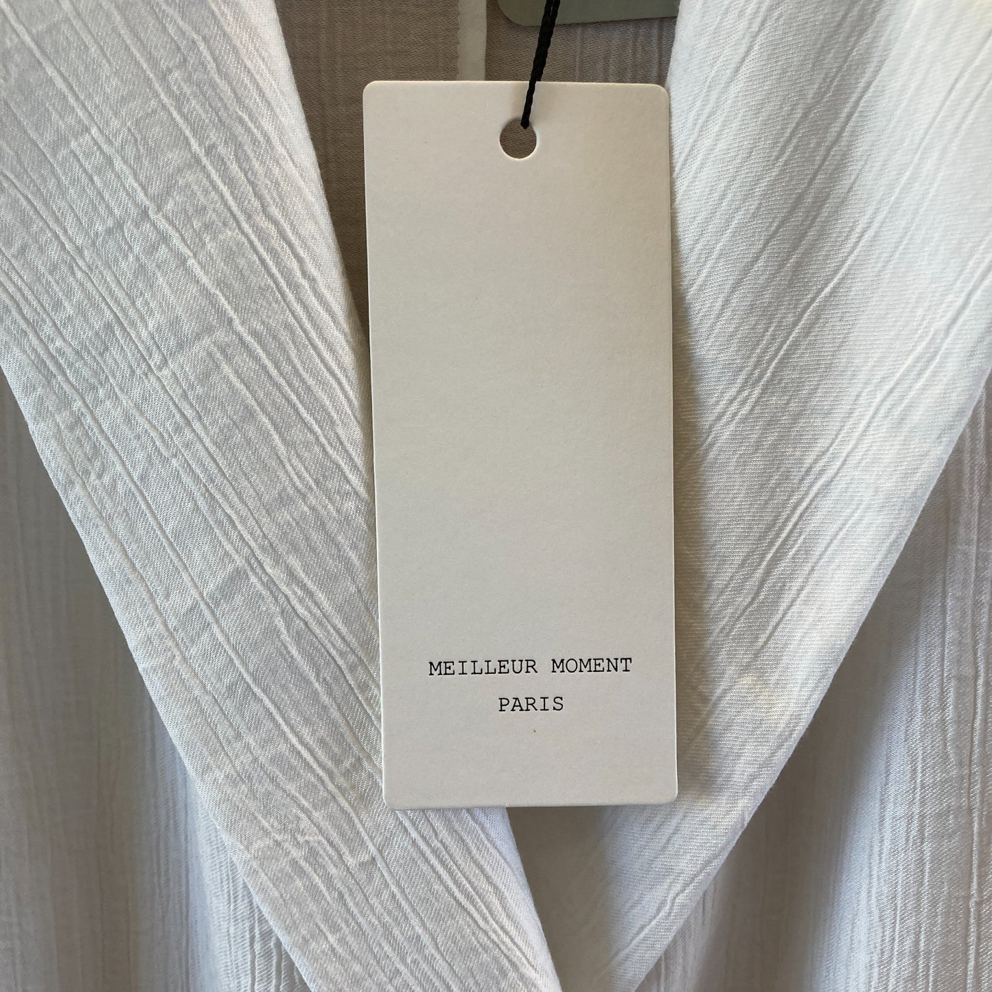 Meilleur Moment NEW White Textured Blazer Jacket - Size 36 / S - 0421SM
