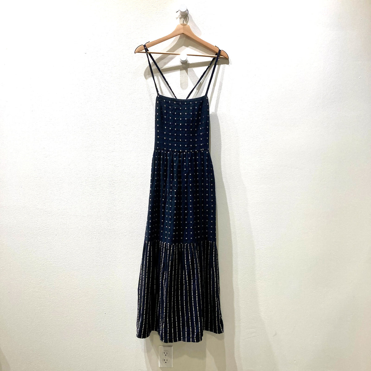 Ace & Jig for Barney's Black & White Dusty Sleeveless Midi Dress - Sz S - 0314GM