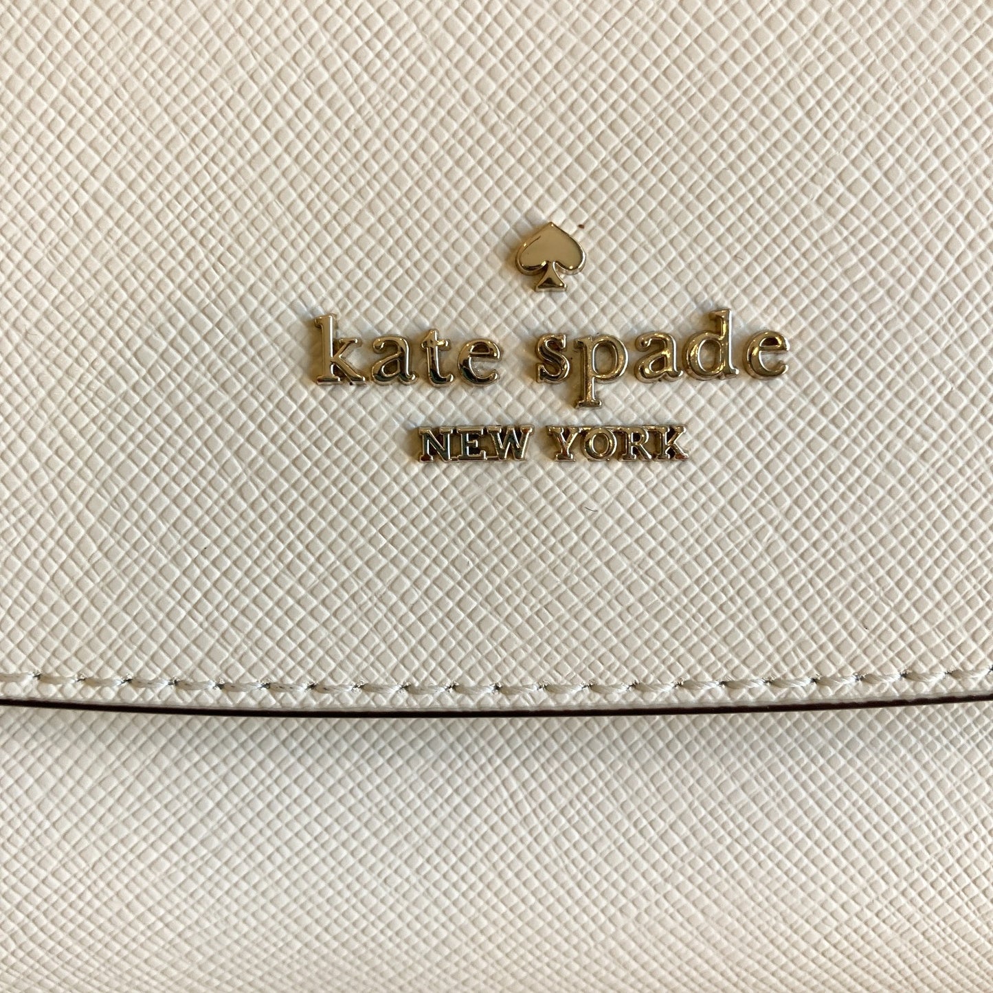 Kate Spade White Saffiano Leather Perry Crossbody Bag Wallet Purse - 0705SG