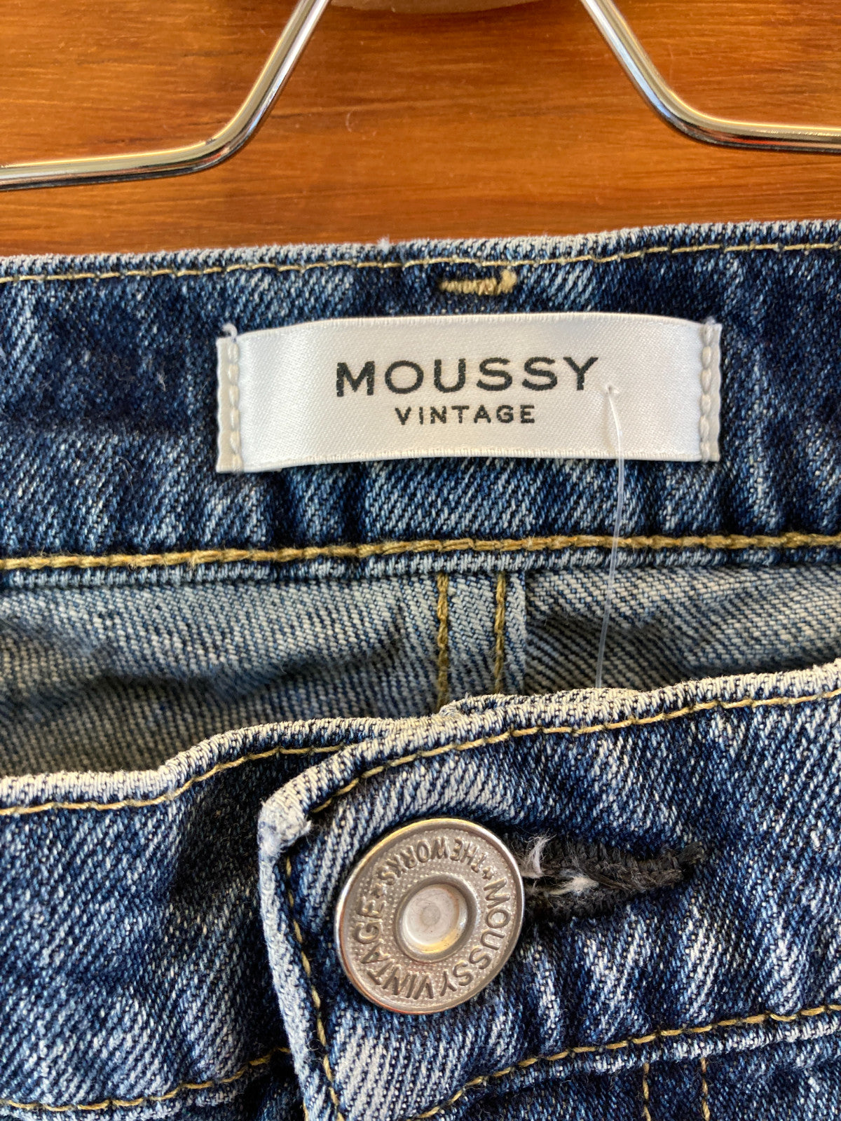 Moussy Medium Vintage Japan Made Straight Leg Howa Jeans - Size 29 - 4427SC