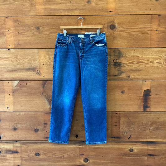Frame Dark Nebula Wash The Borrowed Straight Leg Jeans - Size 30 - 4427SC