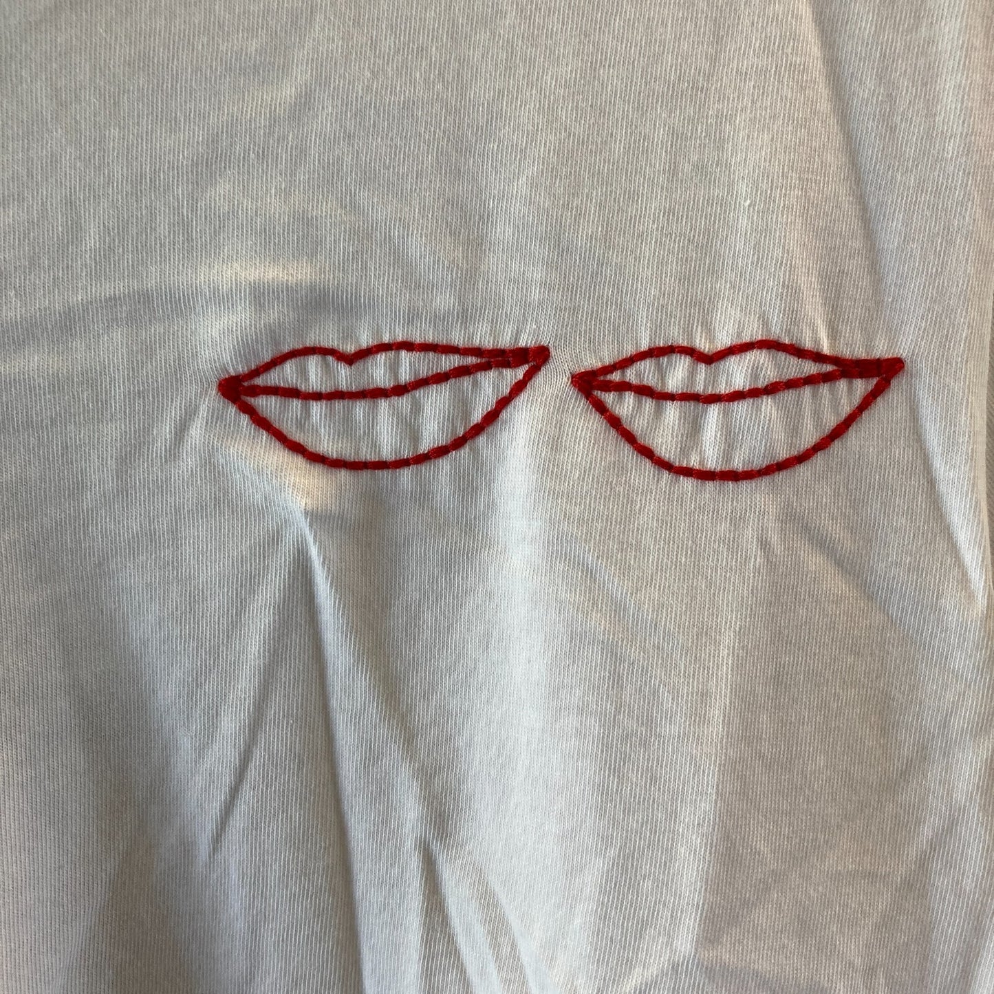 Catherine Gee White Embroidered NEW $104 Short Sleeve Top- 4427SC