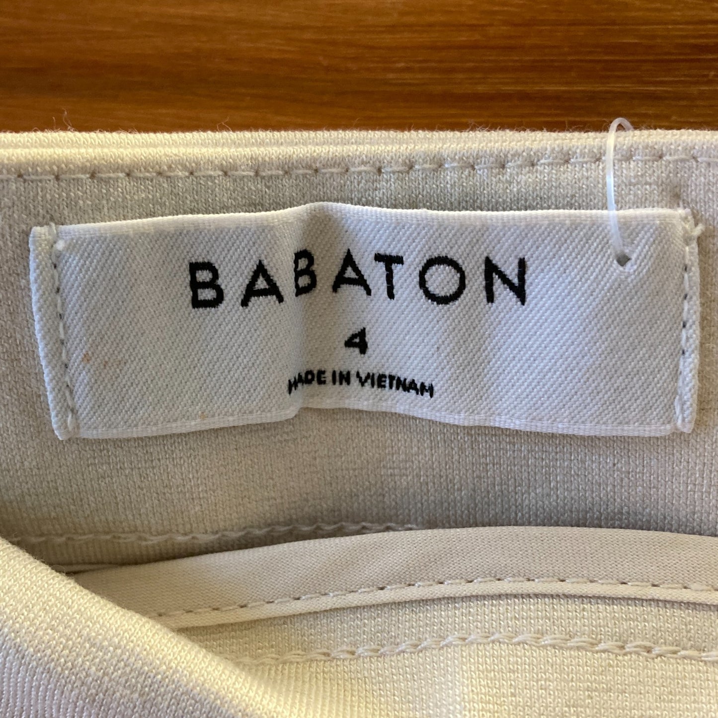 4 - Babaton Aritzia Bone White NEW Leona Faux Wrap Skirt 0518AF