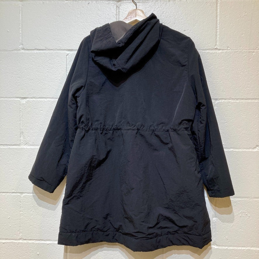 Prairie Underground Black Lined Hooded Anorak Jacket - Size XL - 0830DH