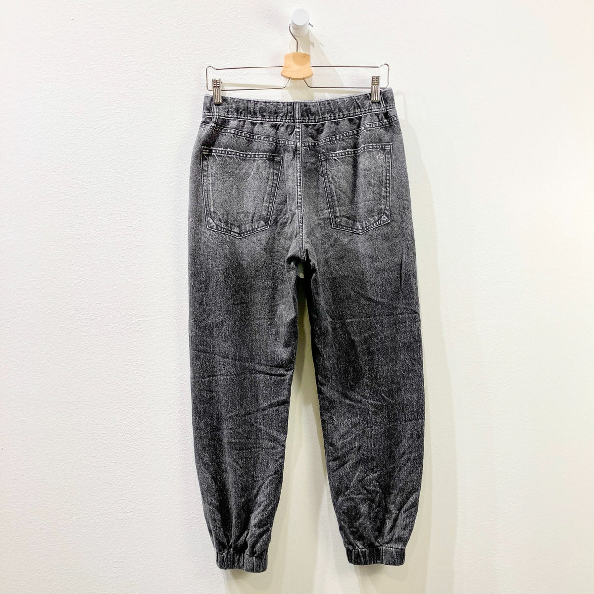 Rag & Bone Black Wash Faux Denim Miramar Joggers Jeans Pants - Size M - 1011SC
