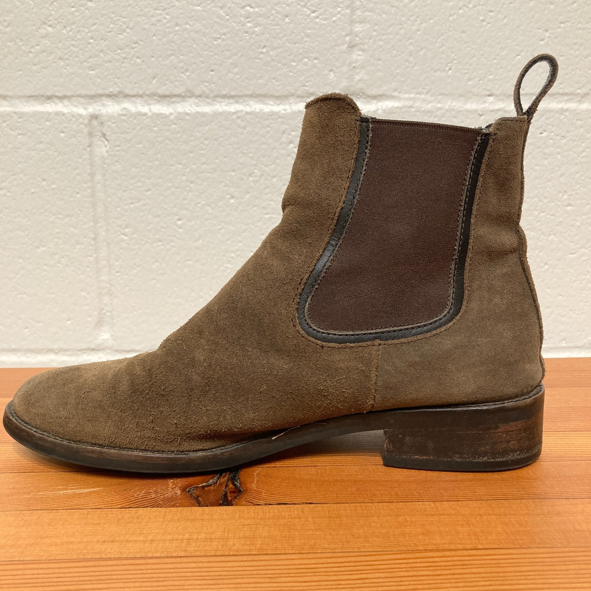 Thursday Boot Co. Brown Suede Leather Chelsea Ankle Boots - Size 9.5 - 1103ES