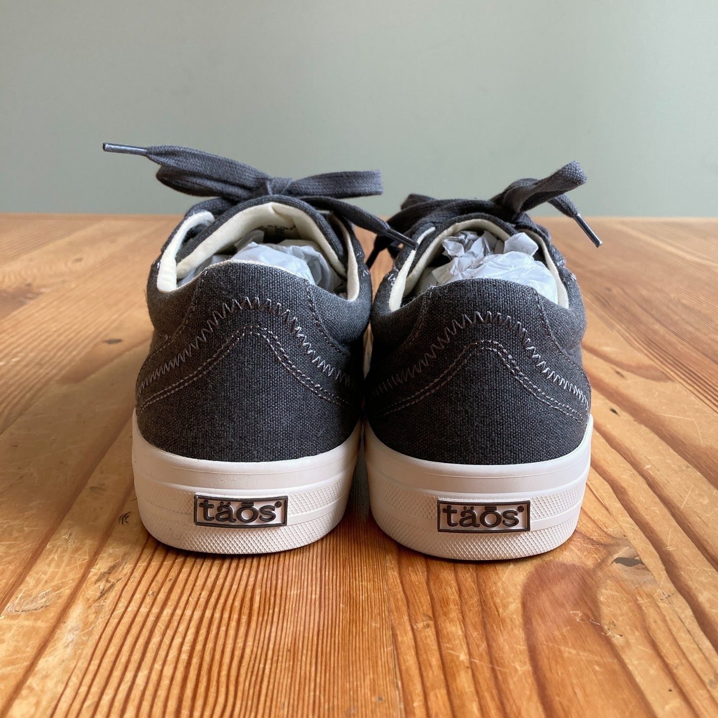 Taos Charcoal Wash Canvas NEW Plim Soul Shoes - Size 8.5 - 1213MM