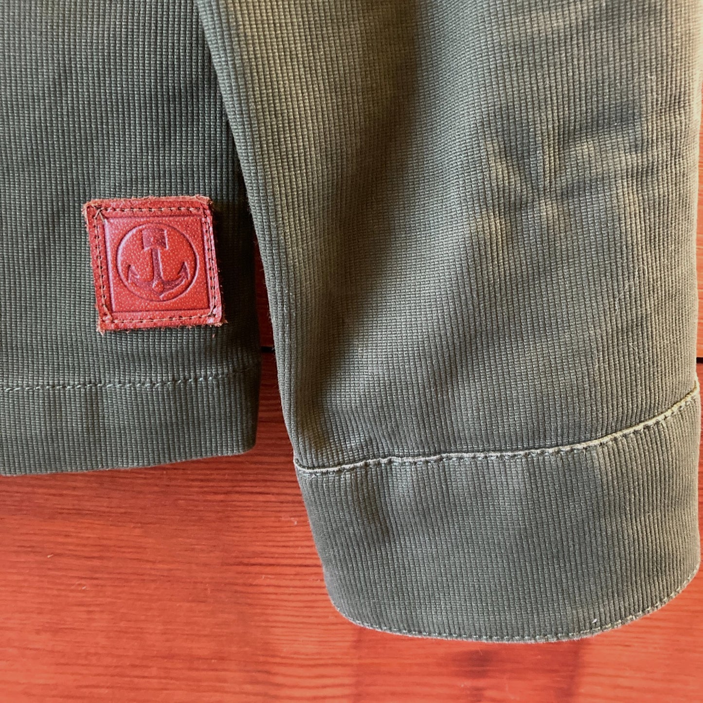 S - Mens - Iron & Resin Dark Khaki Green Cotton Workwear Chore Jacket 1022SW