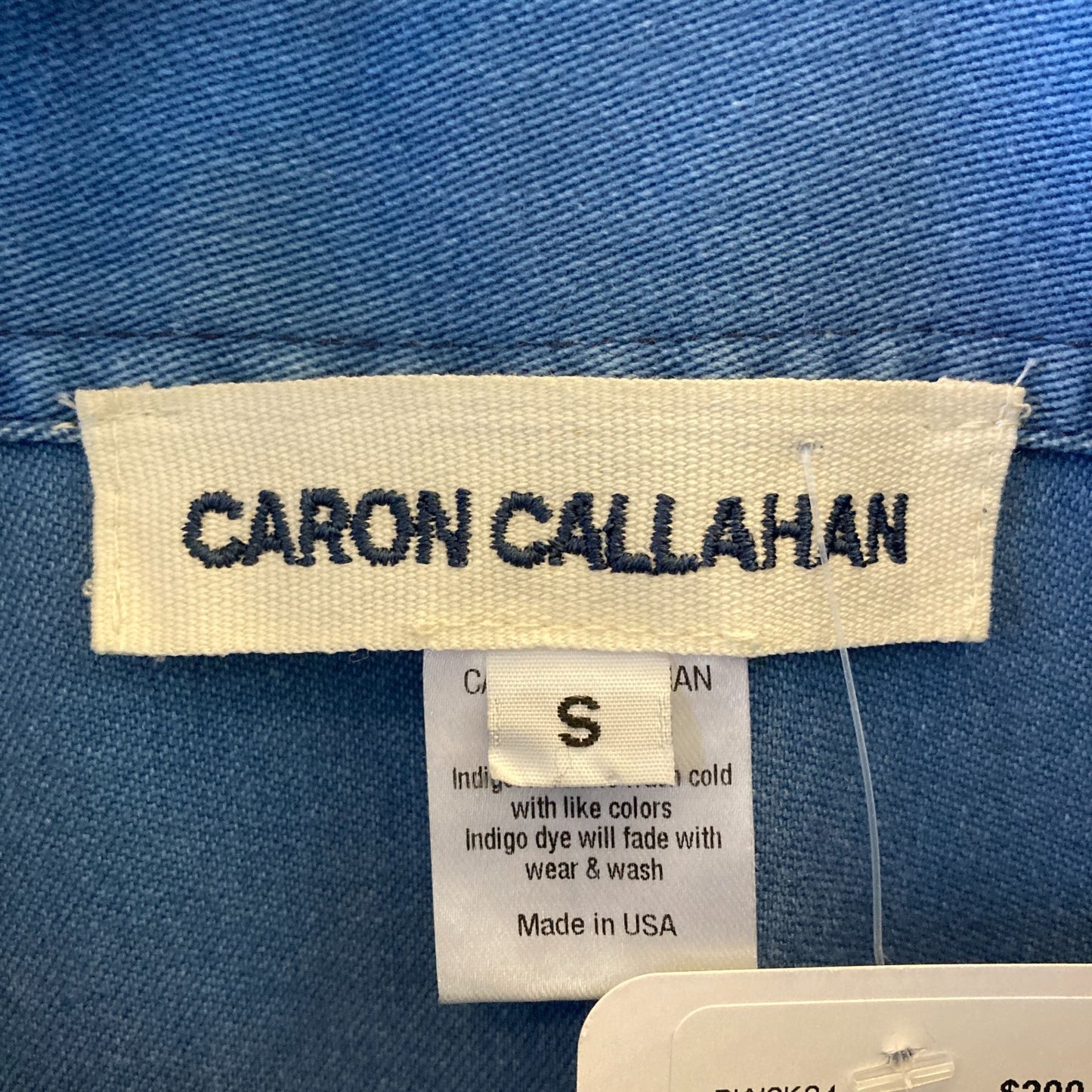 Caron Callahan $415 Faded Indigo Twill Bethany Jumpsuit - Size S - 1215RJ