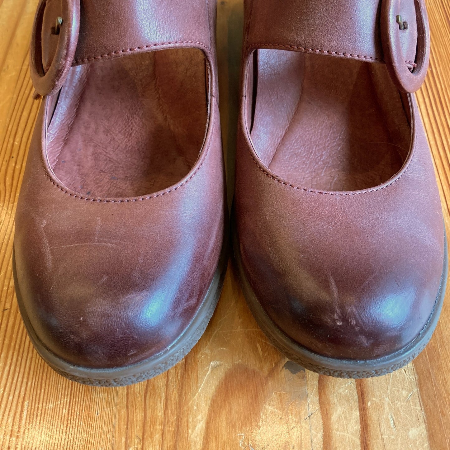 Dansko Brown Leather Brandy Mary Jane Comfort Shoes - Size 39 - 0521MD