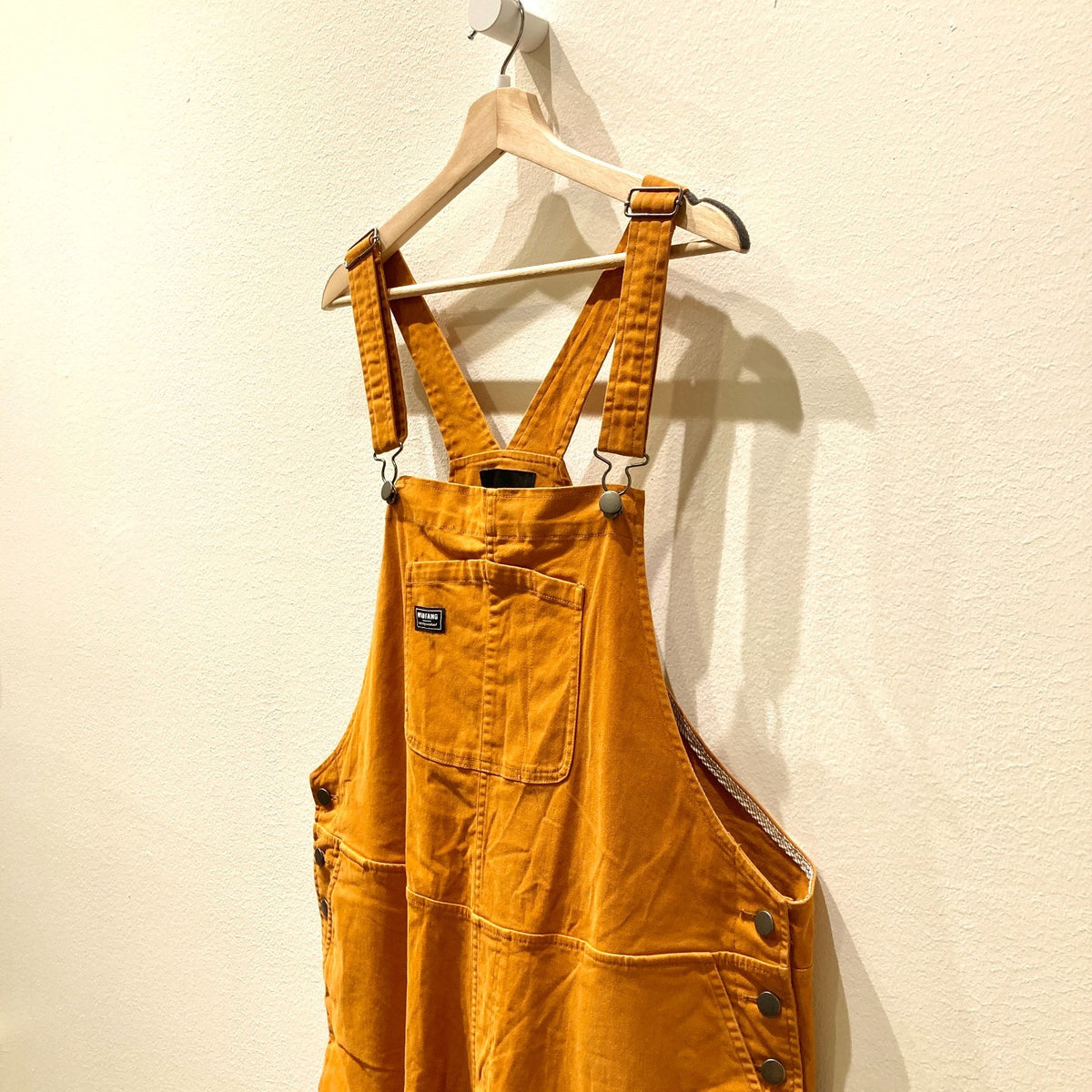 Wildfang Orange Essential Bib Workwear Overalls  - Size 1X - 0530JF